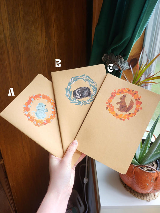 Animal & floral notebooks