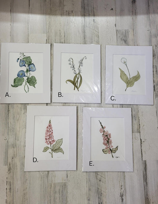 watercolor flower paintings