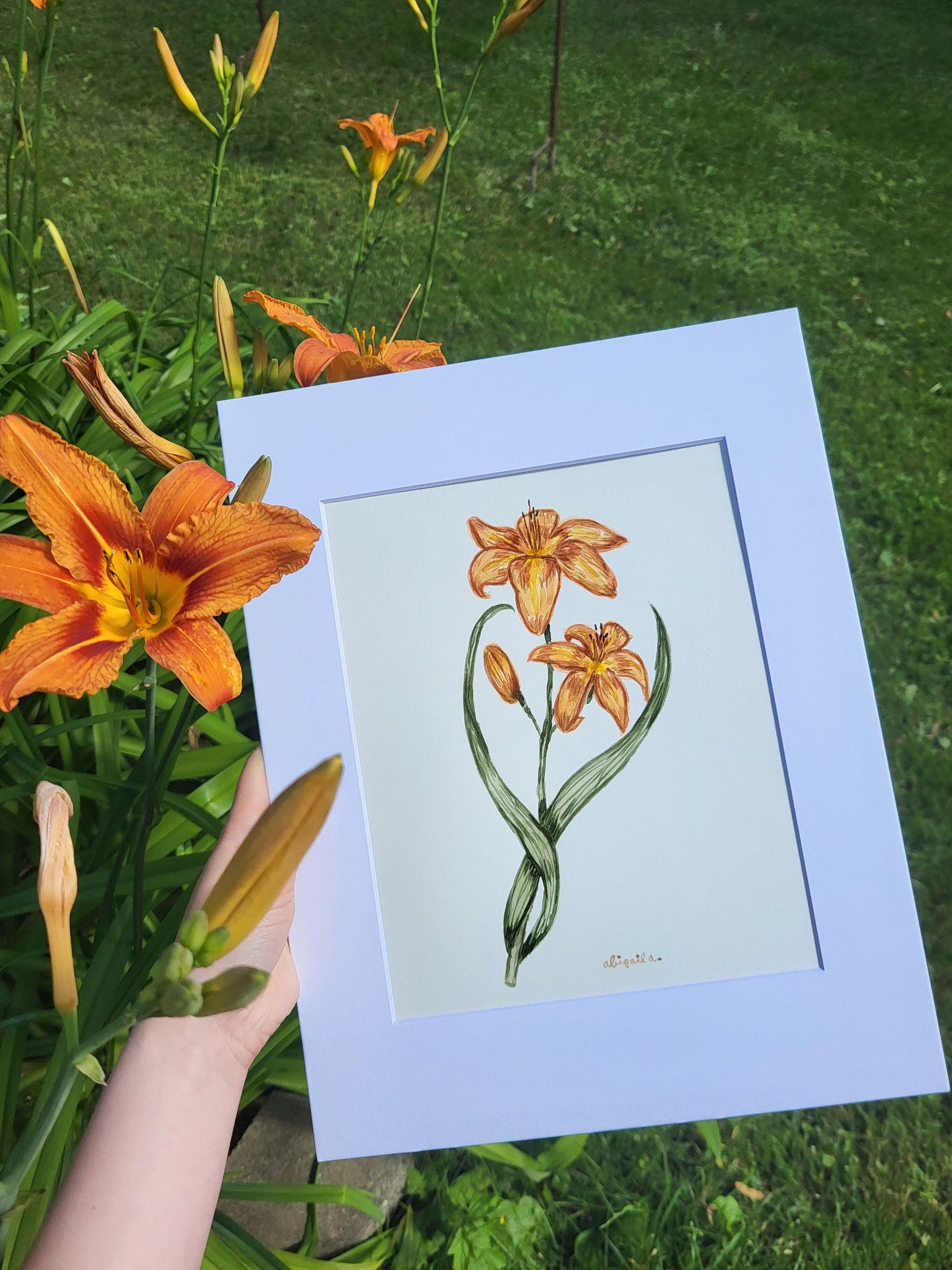 Custom Watercolor Flower Painting *Custom Watercolor Floral Painting * Flower Lover Present* Flower Watercolor Painting * Customizable Art