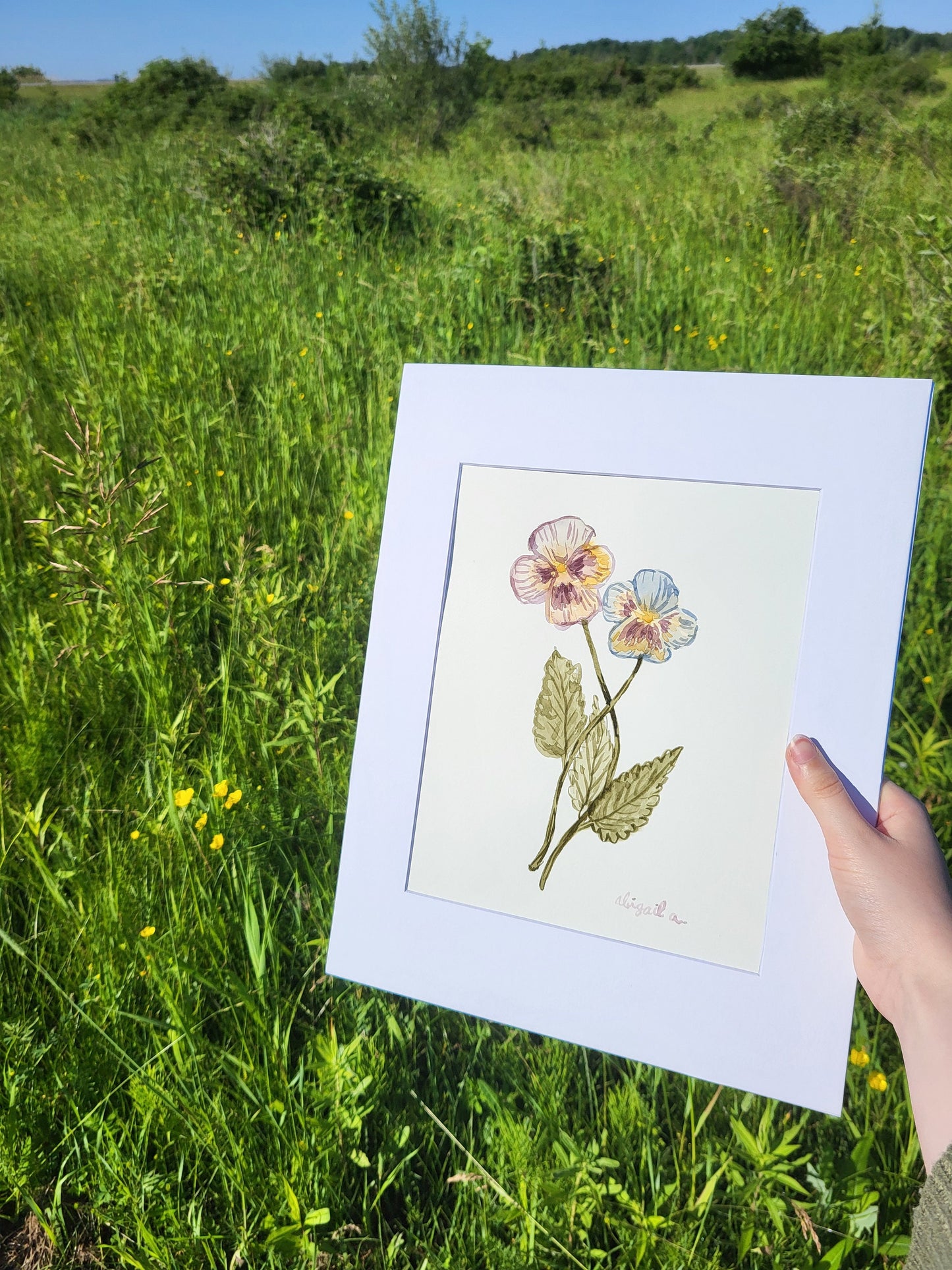 Custom Watercolor Flower Painting *Custom Watercolor Floral Painting * Flower Lover Present* Flower Watercolor Painting * Customizable Art