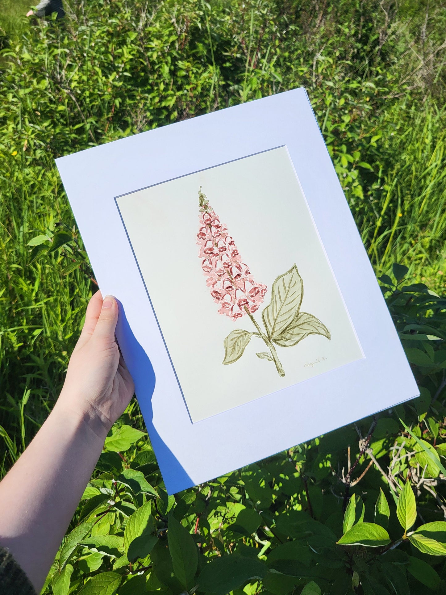 Custom Watercolor Flower Painting *Custom Watercolor Floral Painting * Flower Lover Present* Flower Watercolor Painting * Customizable Art
