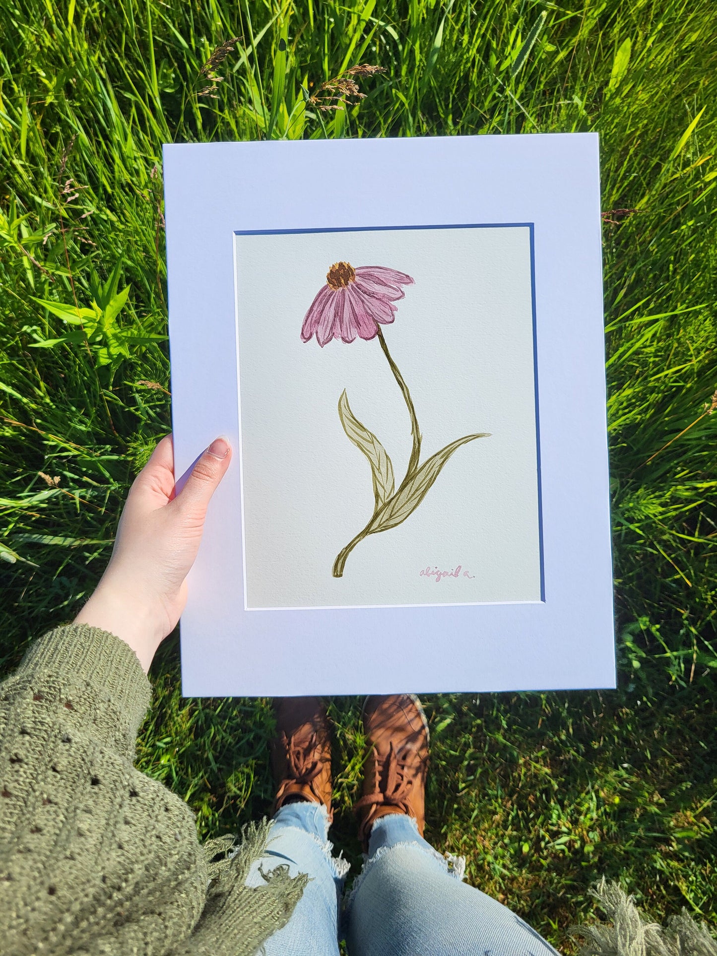 Custom Watercolor Flower Painting *Custom Watercolor Floral Painting * Flower Lover Present* Flower Watercolor Painting * Customizable Art