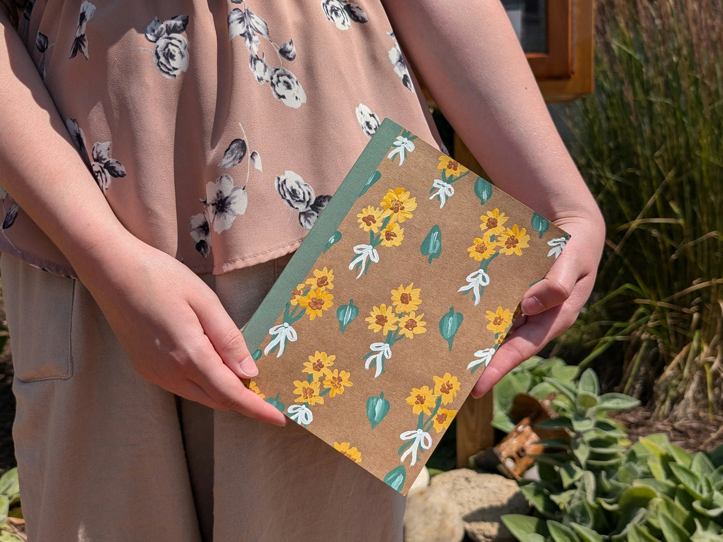 floral notebooks*handpainted notebooks*handpainted books* acrylic painted notebooks*back to school supplies*aesthetic notebooks