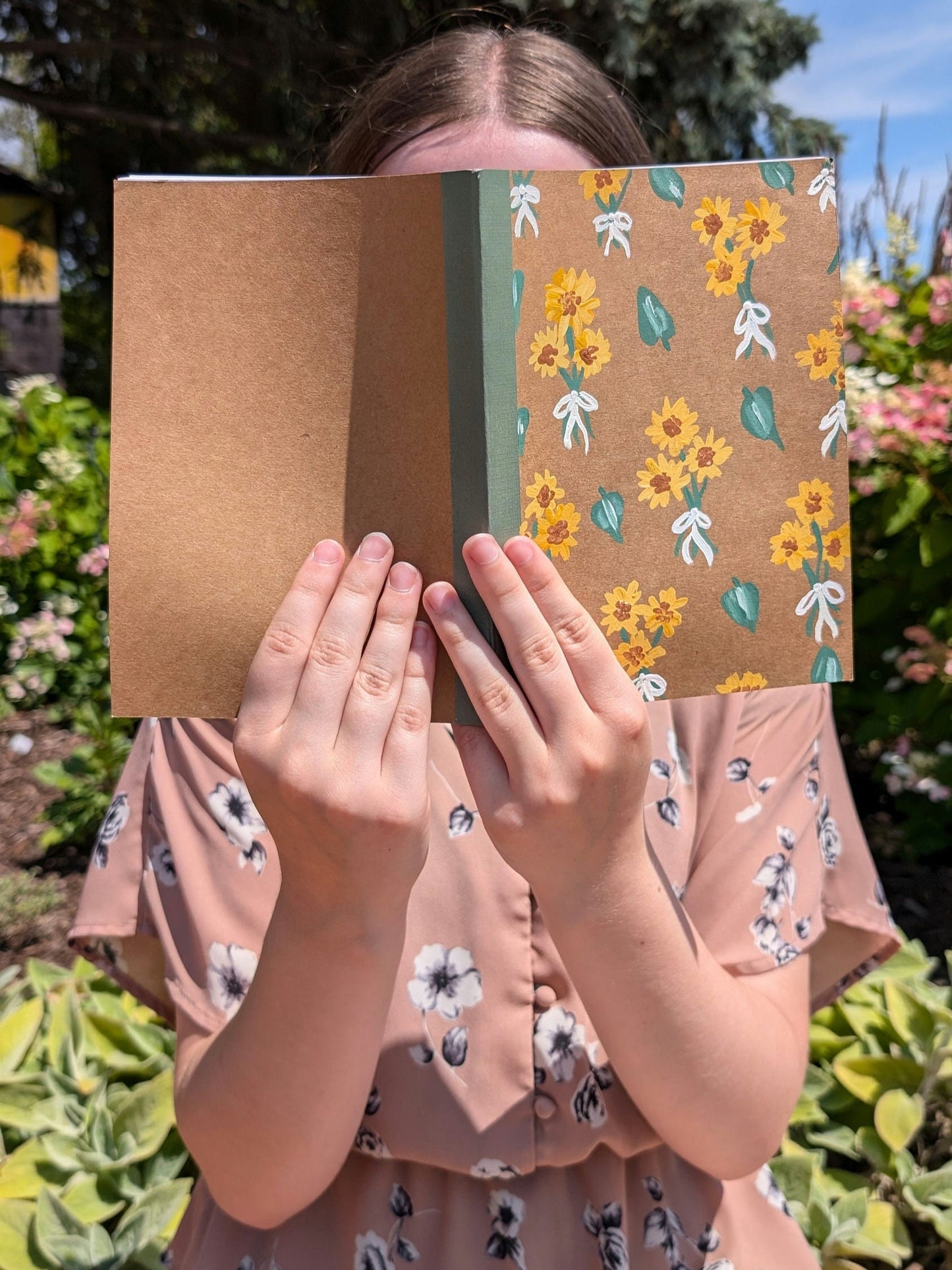 floral notebooks*handpainted notebooks*handpainted books* acrylic painted notebooks*back to school supplies*aesthetic notebooks