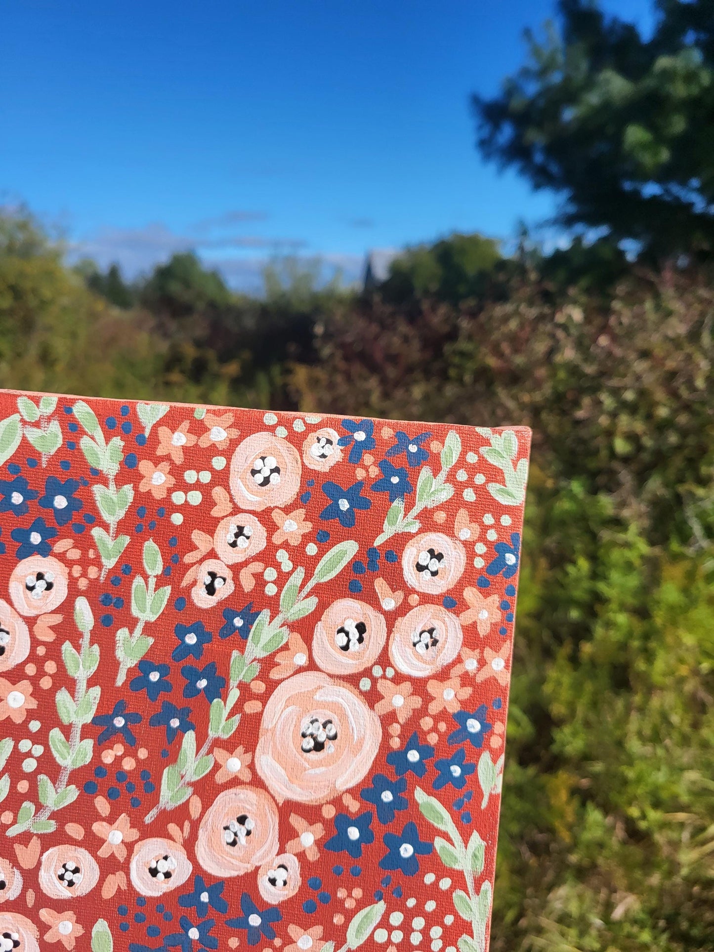 floral wall art* flower painting* book lovers wall art* flower art* aesthetic canvases*floral canvases*booksy canvases art*