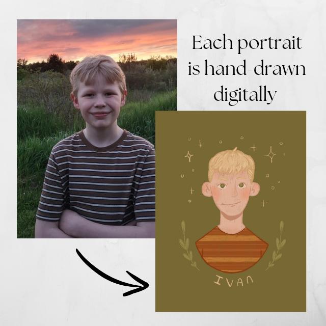 custom portraits*digital portrait art*custom digital portraits*custom portrait downloadable*custom art*custom portrait origonal artwork*art