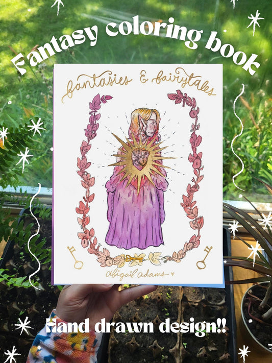 Fantasies & Fairytales: A Magical Coloring Book