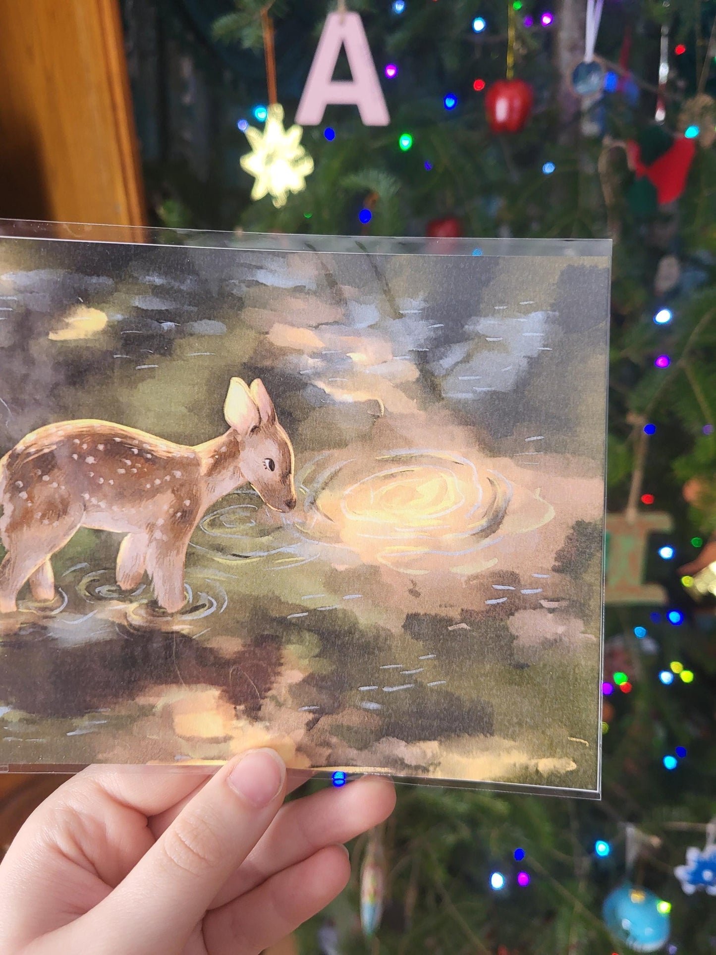 Fawn art print*fawn art*deer art*deer lovers wall art*woodland nursery*woodsy decor*woodland art*woodland wall art*deer art print