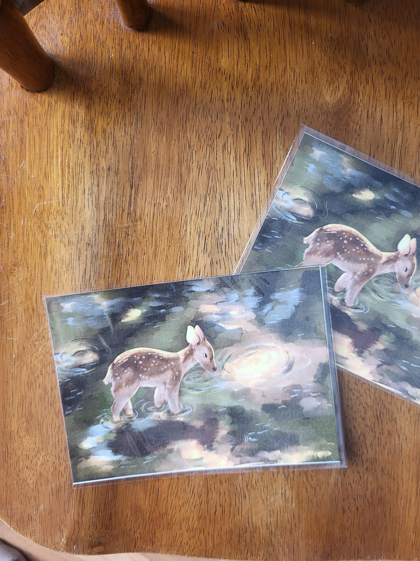 Fawn art print*fawn art*deer art*deer lovers wall art*woodland nursery*woodsy decor*woodland art*woodland wall art*deer art print