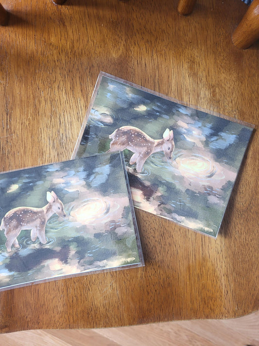 Fawn art print