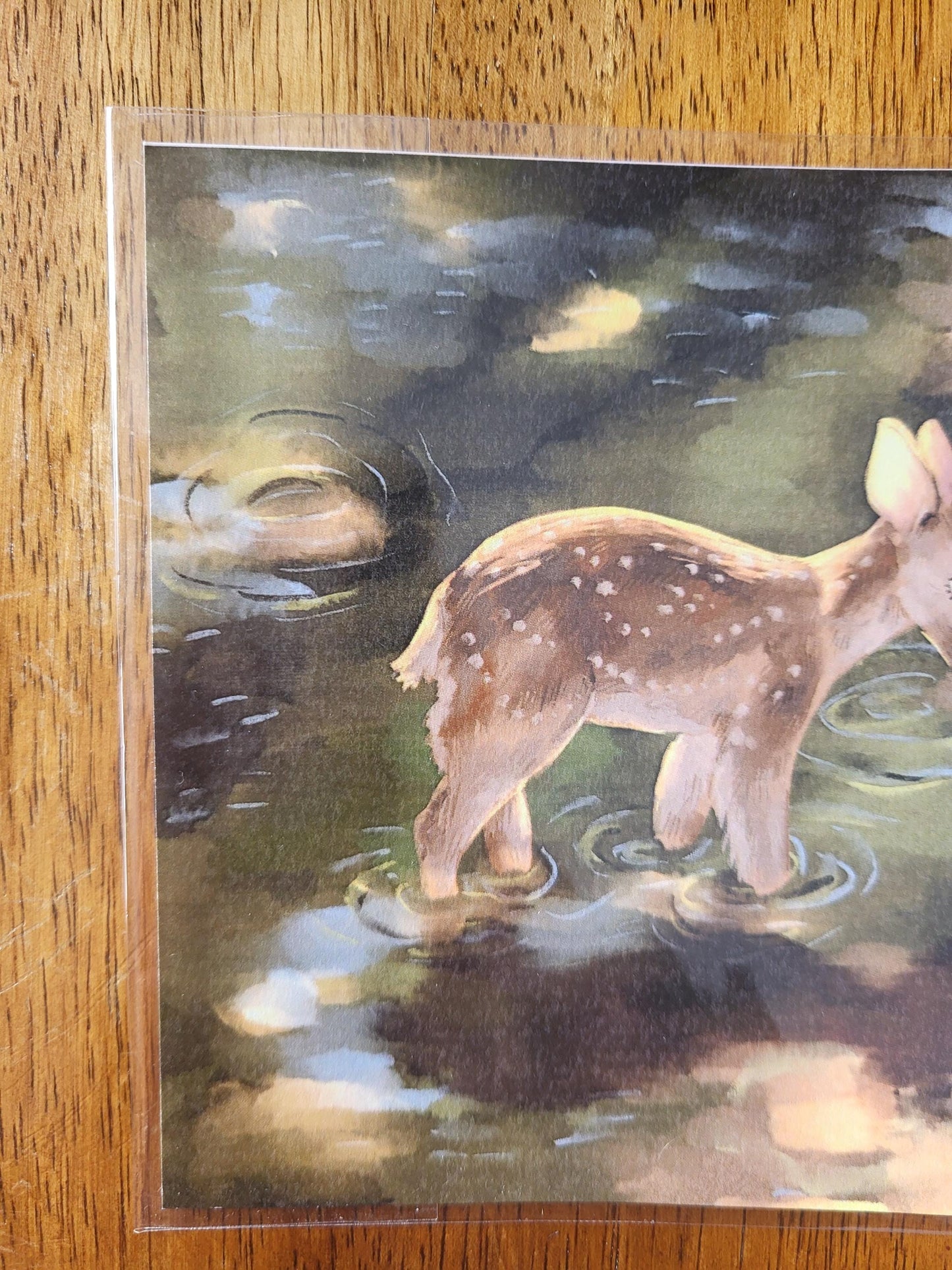 Fawn art print*fawn art*deer art*deer lovers wall art*woodland nursery*woodsy decor*woodland art*woodland wall art*deer art print