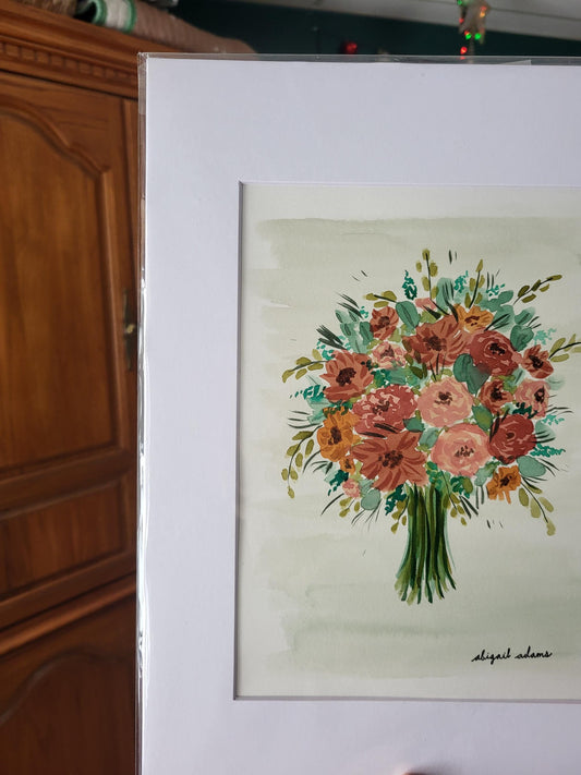 watercolor flower art