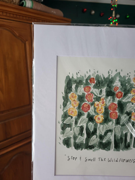 watercolor flower art