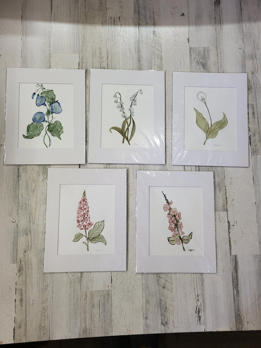 watercolor flower paintings