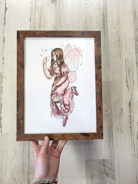 watercolor fairy painting