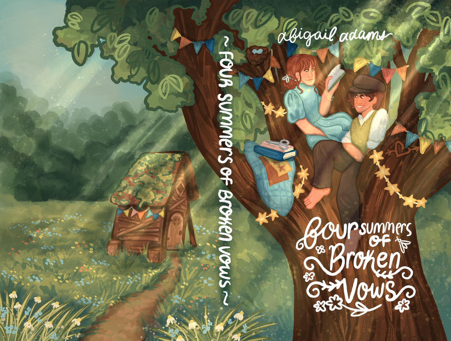 Custom Children's Book Cover, Whimsical Storybook Art, Hand-Drawn (Digital File)*NO AI*
