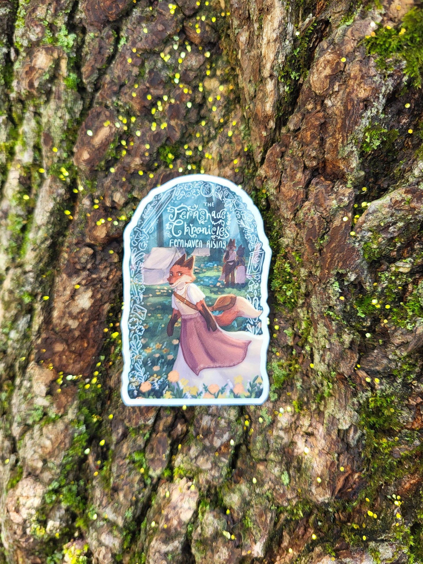Fernhaven Rising sticker collection*pack of three stickers*book stickers*fox stickers*The Fernshade Chronicles stickers*handdrawn stickers