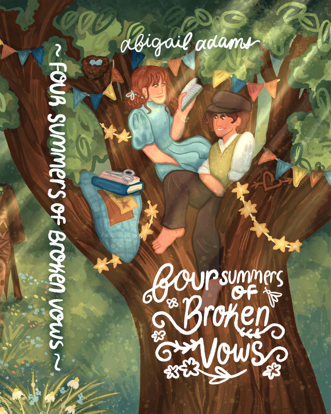 Custom Children's Book Cover, Whimsical Storybook Art, Hand-Drawn (Digital File)*NO AI*