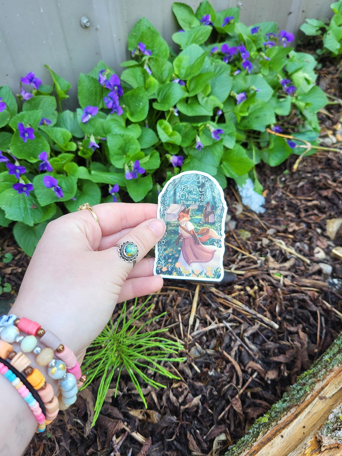 Fernhaven Rising sticker collection*pack of three stickers*book stickers*fox stickers*The Fernshade Chronicles stickers*handdrawn stickers