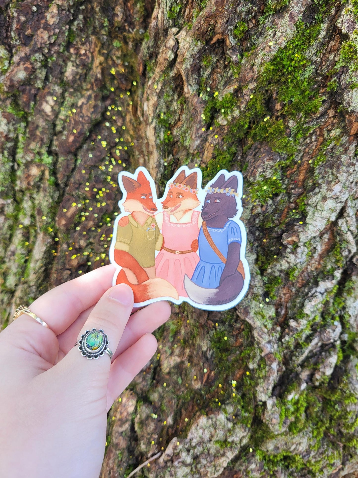 Fernhaven Rising sticker collection*pack of three stickers*book stickers*fox stickers*The Fernshade Chronicles stickers*handdrawn stickers